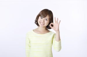 OKサイン女性02